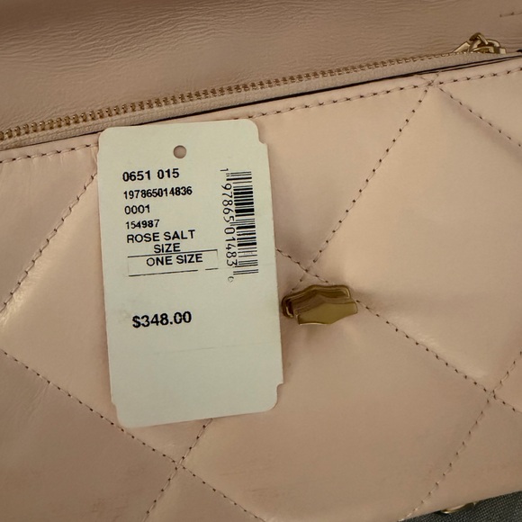 Tory Burch Baby Pink Quilted Crossbody Bag - Picture 7 of 7